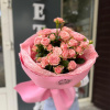 Букет из пионовидной кустовой розы "Нежный взмах"